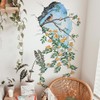 Fujitoya Wall Sticker 3D Flower DIY Fake Window Poster Wallpaper
