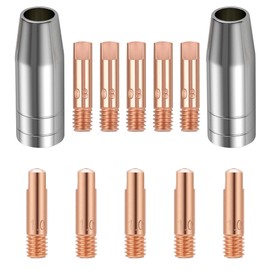 BESTMIG Welding Tips Welding Equipment Accessories MIG Welding Machine 030 040 Welding Coupons (Copper, 0.3'' 0.4'' Welding Tip)