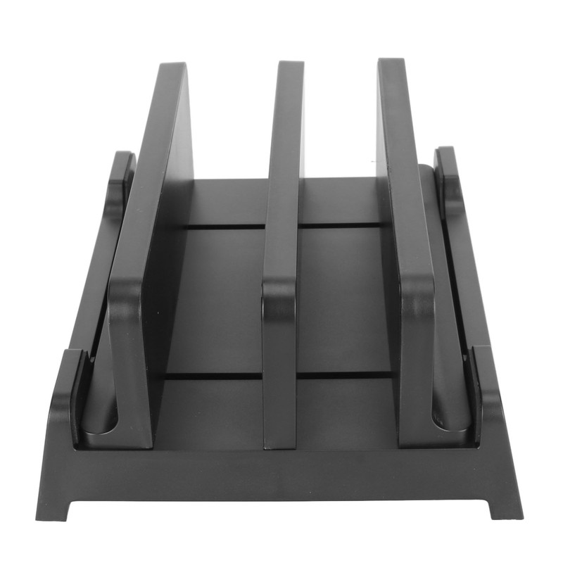 Vertical Laptop Stand Holder Adjustable Width Dual Slots Laptop Holder