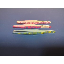 Eyebrow Tweezers 3 Each Hair Removal Tweezers, Steel Eyebrow Tweezers, Misc Patterns/Colors