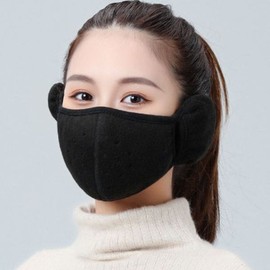 겨울귀돌이 방한 귀도리 스노우보드 블랙 마스크 모자 스키 라이딩 오토바이 Winter Ear Wrap Warm Earmuff Snowboard Black Mask Hat Ski Riding Motorcycle