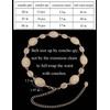 TOPACC Concho Belts for Women Western Chain Belt Gold Metal