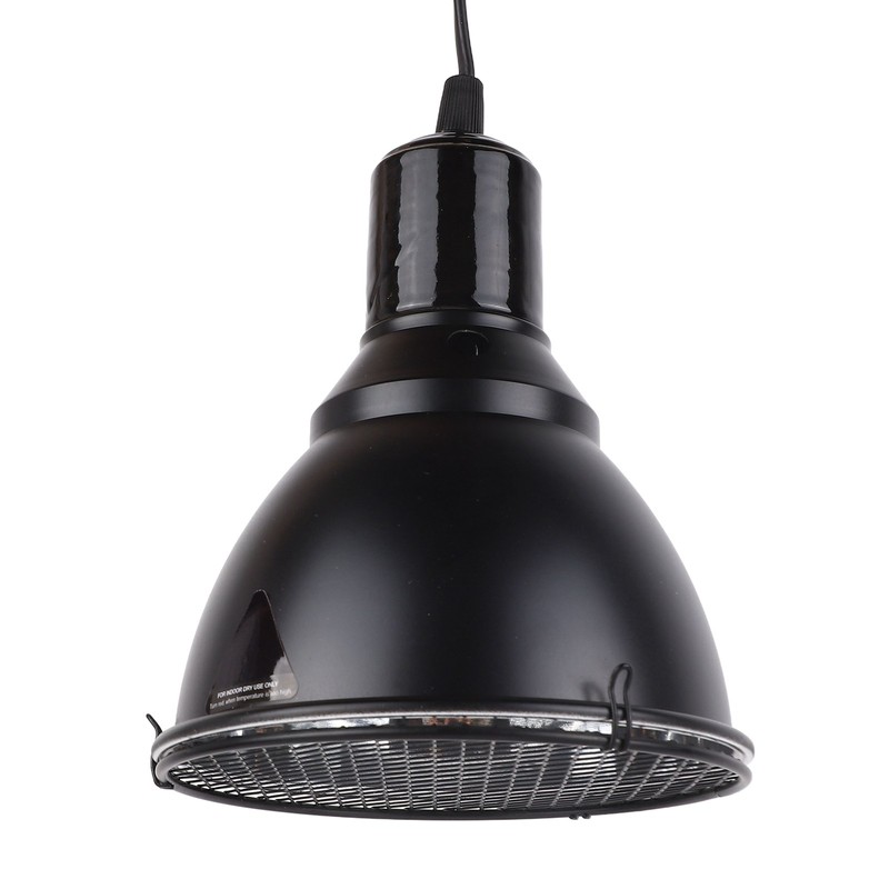 5.5in Reptile Lamp Fixture Uniform Heating Professional Shallow Dome Lamp