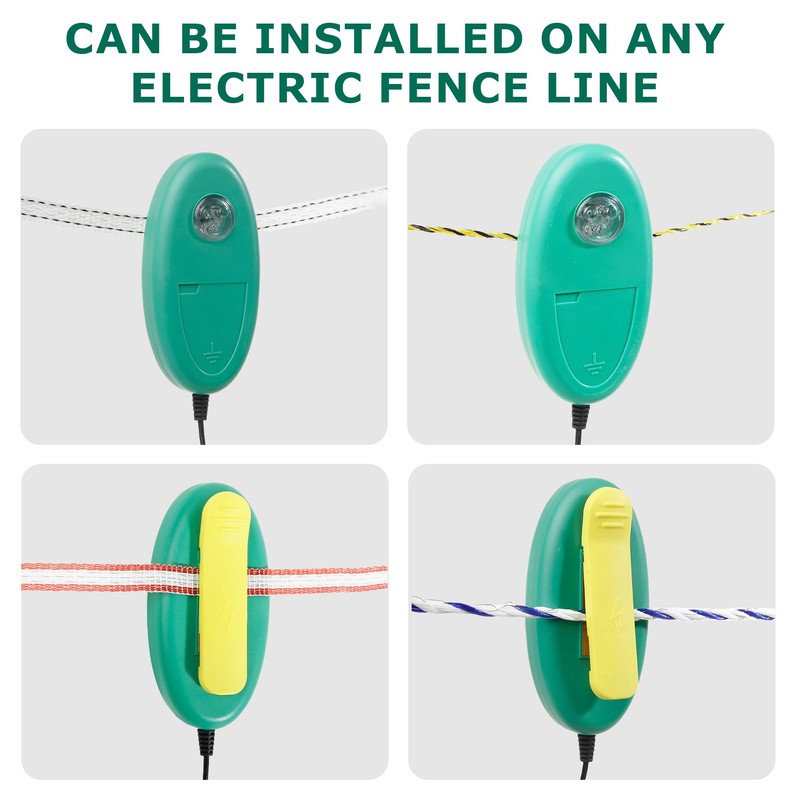 2 Pack Detects Electric Fence Energizer Pulse Flash Signal LED