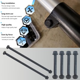 BIGLKNM Upper & Lower A Arm Bolts Nuts Compatible with Banshee 350 YFZ350 Raptor 125 250 700 YFM125 YFM250 YFM700 YFZ450