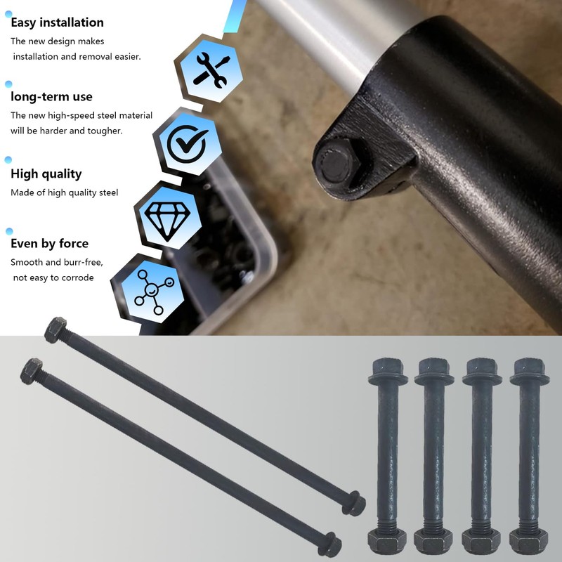 BIGLKNM Upper & Lower A Arm Bolts Nuts Compatible with