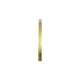 K&S 8242 Brass Strip, 0.032" Thick x 1" Wide x 12" Long, 1 Piece, Made in The USA