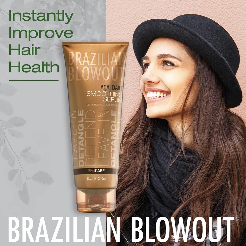 Brazilian Blowout Açaí Suero Suavizante Anti-Frizz, 8 Oz