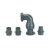 AQUASCAPE #48026 CHECK VALVE DUAL UNION w/Reversible fittings. IMPROVED DESIGN!