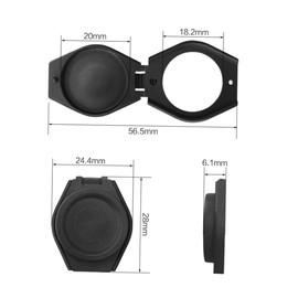 Mipcase 1set USB Camera Lens Covers Webcam Privacy Caps Material Protects Against Spying Compatible Laptops Desktops Easy to Use Black