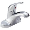Delta Foundations Centerset Chrome Bathroom Faucet, 4 Inch 3 Hole