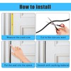 U0U 100 Ft Backer Rod 1/8 Inch,Black Foam Caulk Saver