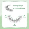 Lashes Natural False Eyelashes Soft Wispy Lashes Faux Mink 11mm
