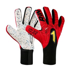 Rinat Guantes de Portero Kronos 10:22 Turf con Varilla (Rojo, 7)