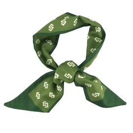 BOTICO Women's Scarf, Scarf, Hair Accessory, Accessory, Accessory, 34.6 x 2.8 inches (88 x 7 cm), Mini, Silk-like, Border, Multifunctional, Work, Travel, Photography, Spring, Summer, Autumn, Winter,