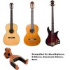 Neboic Guitars, auto-lock wall bracket,Guitar Holder for Wall, Solid Mahogany