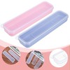 2 Pcs Portable Flatware Box, Utensil Holder Chopstick Case Simple