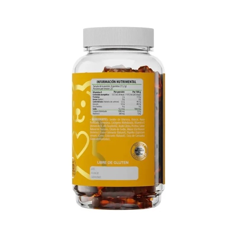 Vitamina E 150 Gomitas Belabear Antioxidante Y Piel Radiante Sabor