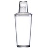 AIOS 3 Piece Unbreakable Polycarbonate Cobler Cocktail Shaker