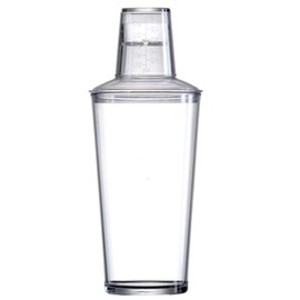 AIOS 3 Piece Unbreakable Polycarbonate Cobler Cocktail Shaker