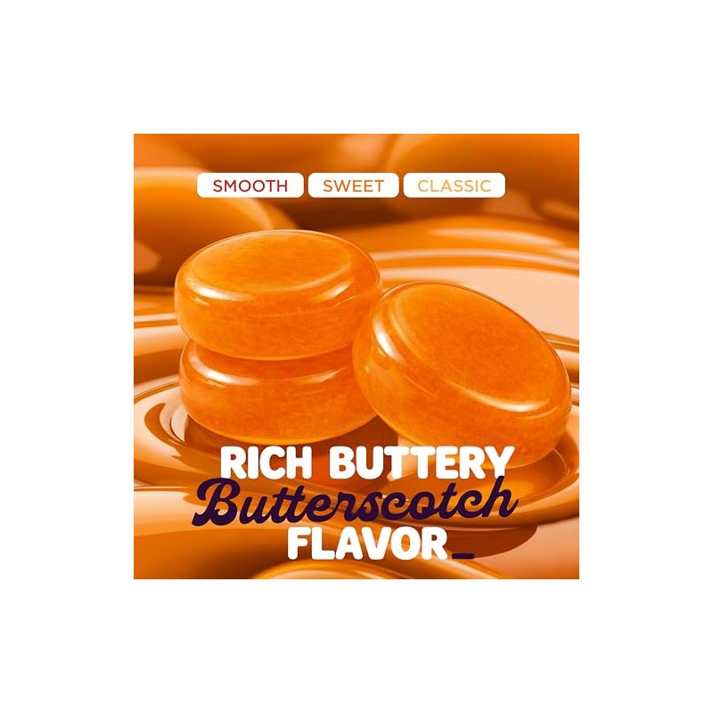 Butterscotch Hard Candy Bulk 1 Lb. Bag Individually Wrapped –