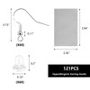 Hypoallergenic Earring Hooks 925 Sterling Silver Large Ear Wires Fish