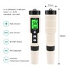 Water Tester 2 in 1 Detachable Probe Design ABS LCD