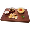 Bamboo Wood Cutting Board, Wood Chopping Block & Serving Tray
