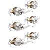 Brotima 3 Pack Keyed Alike Door Lever Set with Single