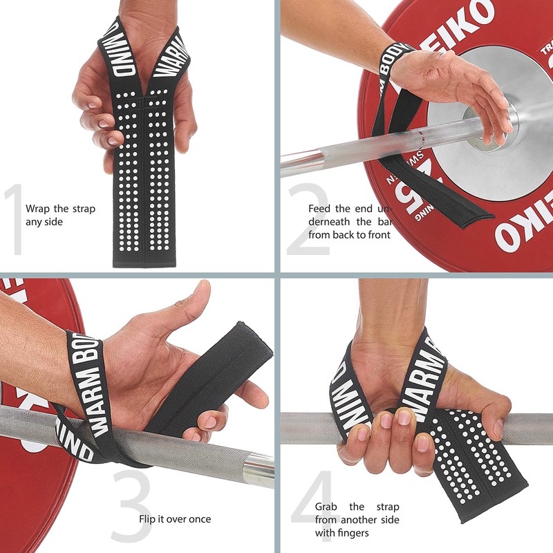 WARM BODY COLD MIND V1 Lifting Wrist Straps for Olympic