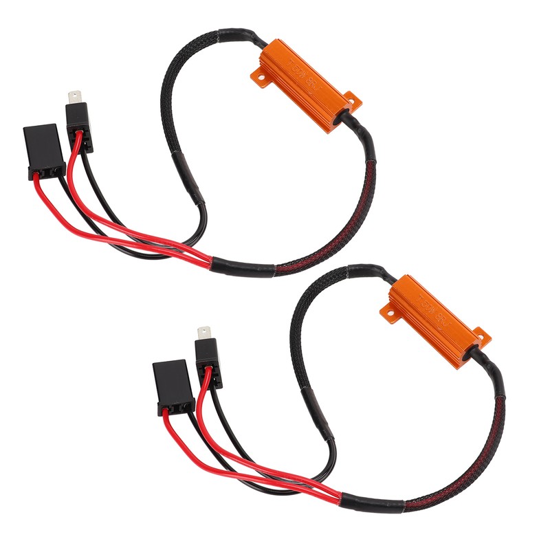 LED Decoder H7 Aluminum Housing Single Resistance Wire LED Headlight