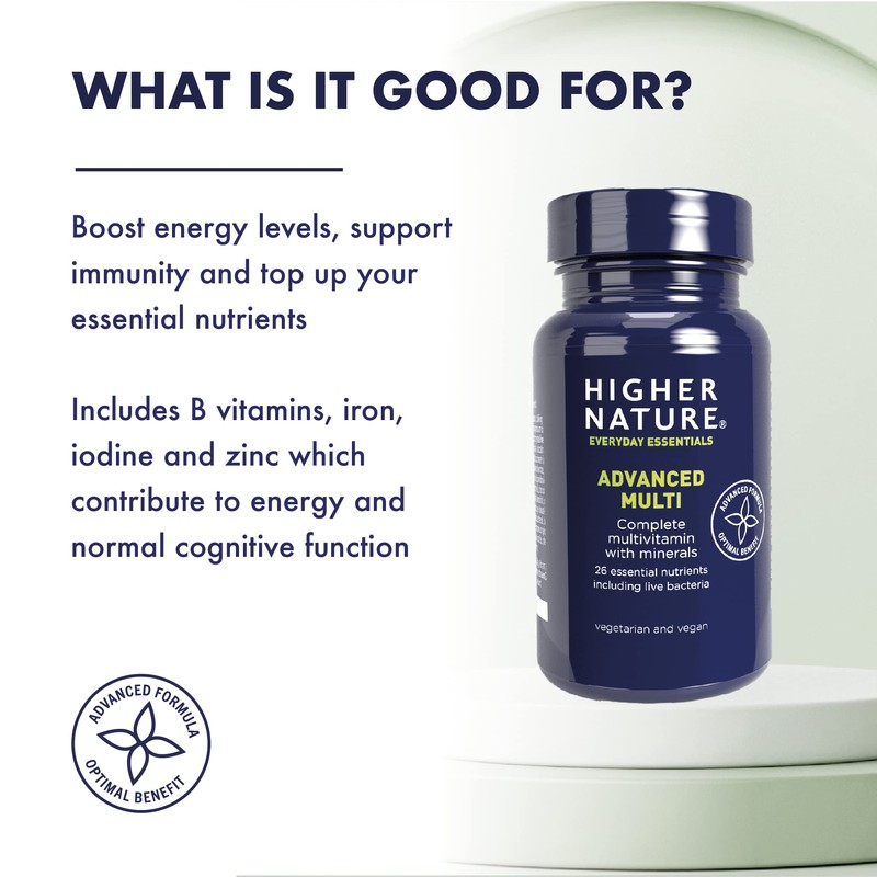 Higher Nature - Advanced Multi - Multi Vitamins Supplements -