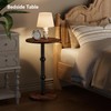 Yuede Drink Table, Small Round Side Table for Small Spaces,