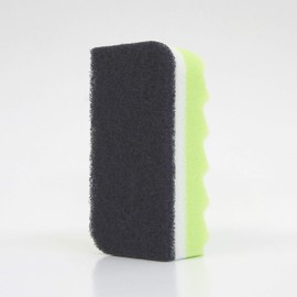 Towa Sangyo Kitchen Sponge Neo Hard Slim Sponge, Green, 2.4 x 1.4 x 4.7 inches (6 x 3.5 x 12 cm), Made in Japan, Antibacterial