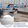 Blulu Hinged License Plate Holder Aluminum Flip up License Plate