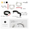 [silver KYASYA] 2-piece set for both ears, simple hoop earrings,