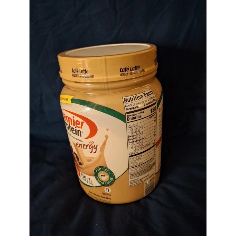 Premier Protein Powder Cafe Latte 30g Protein 100% Whey, 23.9