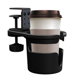 Portavasos De Escritorio,Soporte para Taza de Escritorio,Accesorios De Escritorio Portavasos,Portavasos Ajustable Resistente a Derrames,Soporte Antiderrames para Botellas de Agua,Estaciones de Trabajo