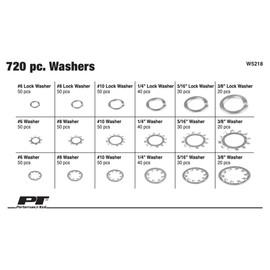 Performance Tool W5218 720pc Washer Assortment