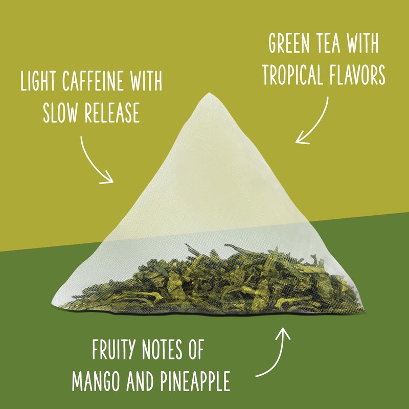 Two Leaves and a Bud Organic Tropical Green Tea, Whole
