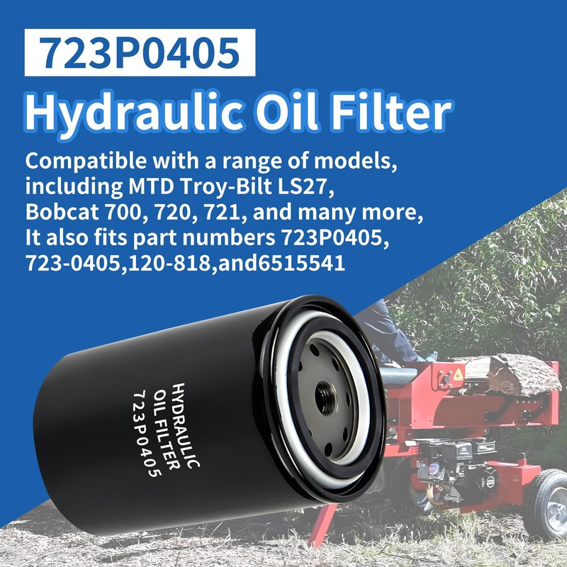 Log Splitter Hydraulic Oil Filter 723P0405 723-0405 120-818 6515541 Compatible