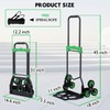 Heavy-Duty 330LB Capacity Hand Truck with Stair-Climbing Wheels & One-Touch