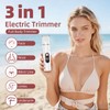 Rasoio elettrico indolore per bikini da donna, rasoio elettrico indolore,