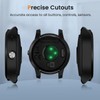 ivoler 3 Pieces Case with Screen Protector for Garmin Vivoactive