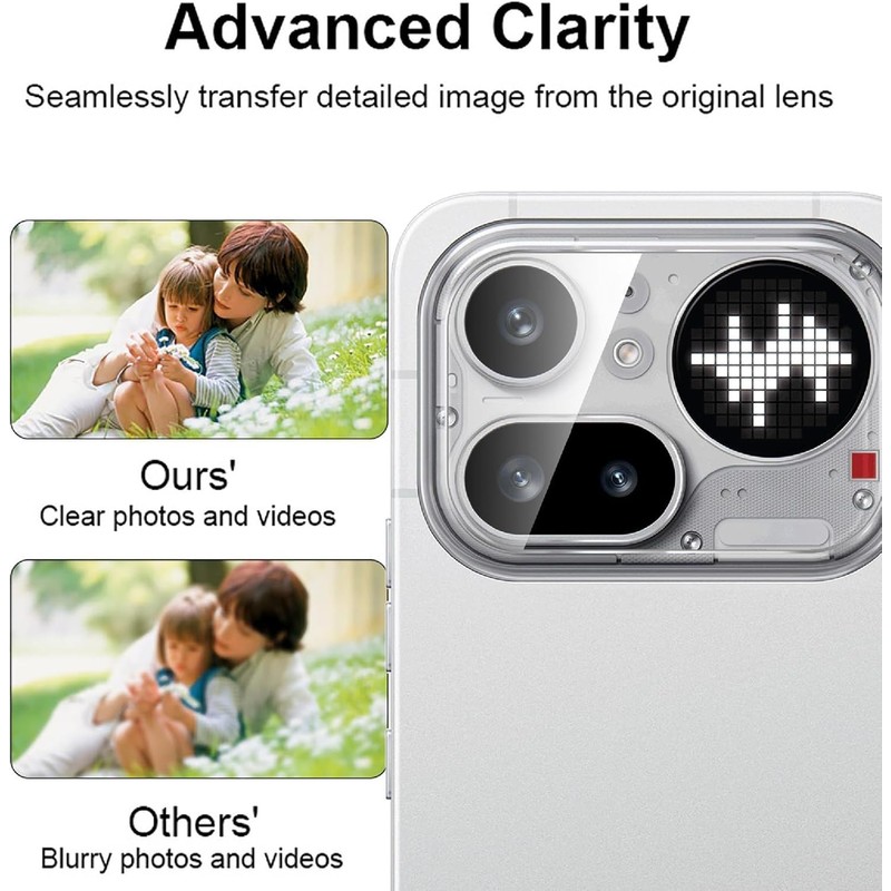 Gosento For Nothing Phone 4a Pro Camera Film [Pack of