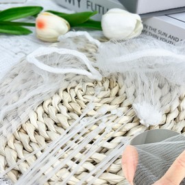 150 Pack Lint Traps for Washing Machine Hose - Washer Hose Lint Catcher Laundry Hair Catcher Includes 150 Nylon Mesh Lint Traps and 150 Cable Ties Fits Most Washing Machine (Disposable)