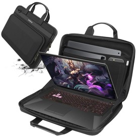 Smatree Heavy Duty Hard Sleeve Case Compatible for 18 inch ASUS ROG Strix SCAR 18 2025/2024/2023 Gaming Laptop, for 18 inch ASUS ROG Strix G18 2025/2024/2023 Gaming Laptop Waterproof Handbag (A800XL)