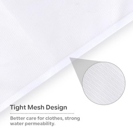 FGY 3PCS Mesh Laundry Bags for Delicate 12 X 16 Inches, Laundry Washing Bags with Zipper, Mesh Wash Bags for Laundry, Mesh Washable Bags for Delicate, Dress, Swimsuit, Sweater (Medium)