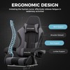 GTPLAYER Gaming Chair, Computer Chair with Footrest and Lumbar Support,