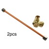 Air Compressor Check Valve and Hose, 200mm Exhaust Pipe with